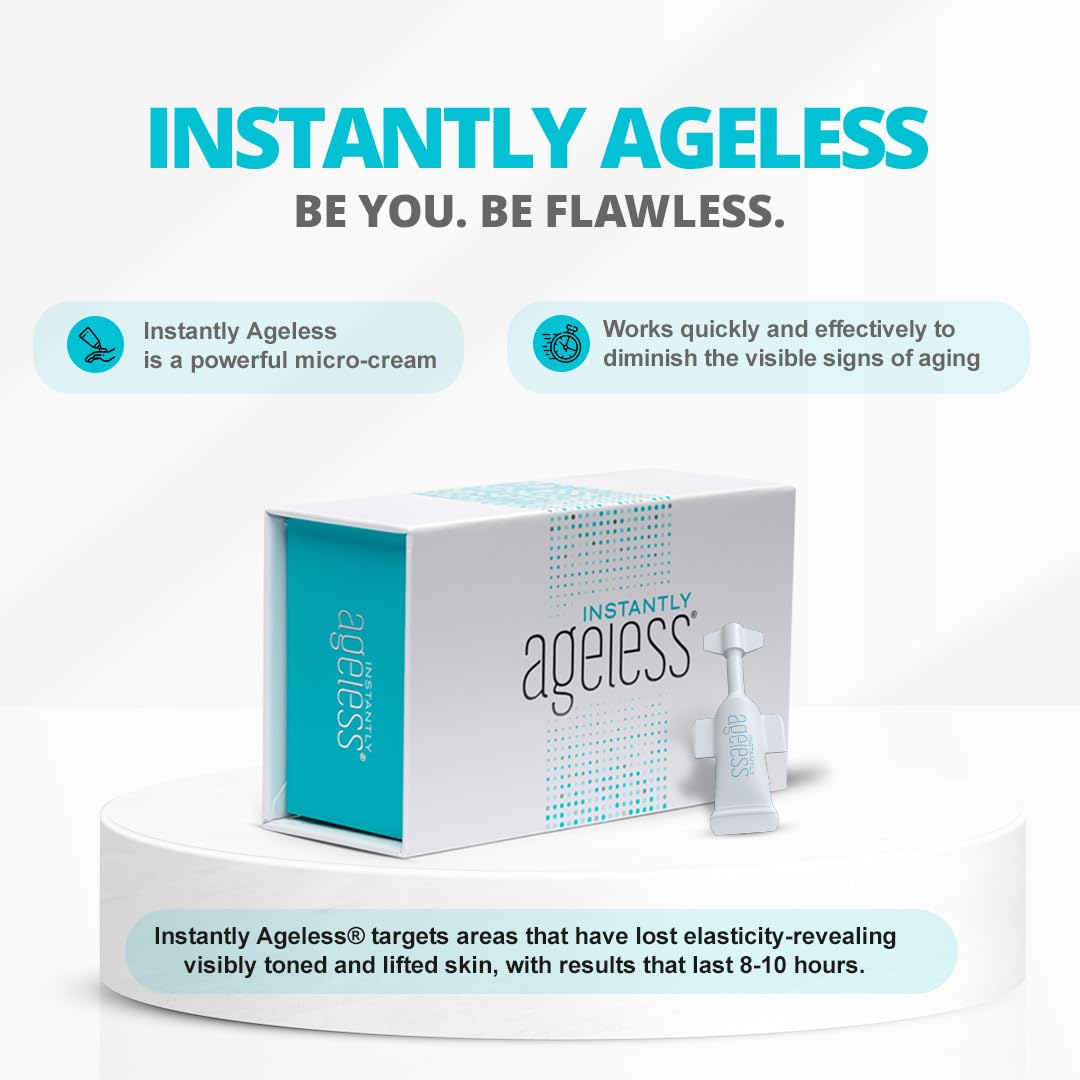 Instantly Ageless - Instant Face Lift Cream for Puffiness, Wrinkles & Eye Care (2 Boxes)