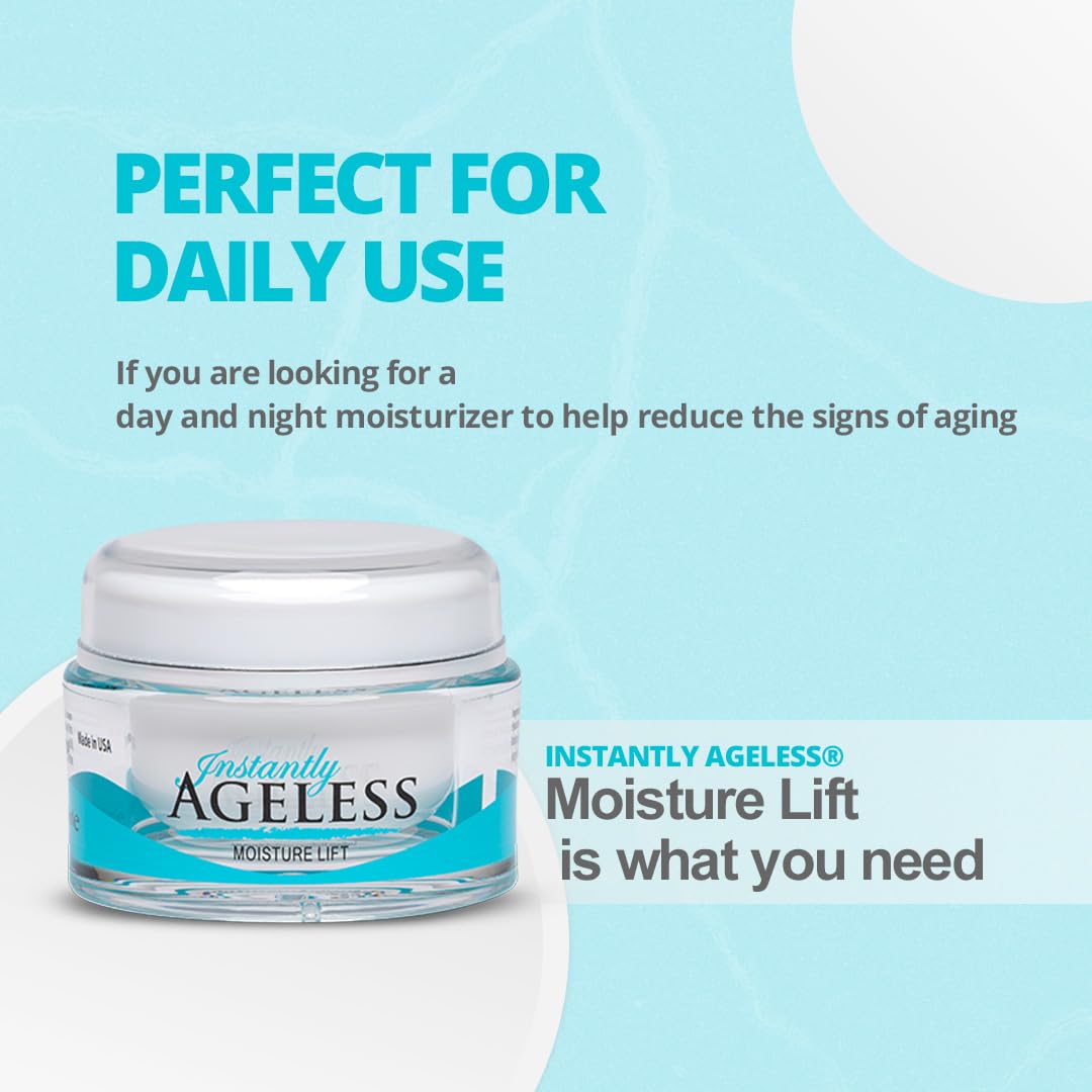 Instantly Ageless Moisture Lift – Argireline Peptide Face Moisturizer, 1.7 oz