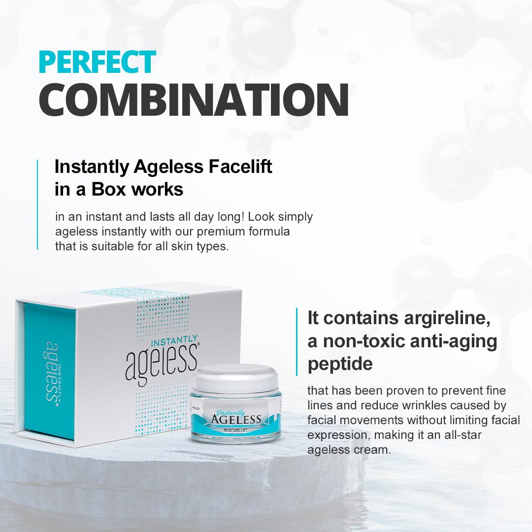 Instantly Ageless Duo Lift Bundle – Facelift in a Box + Collagen Moisturizer