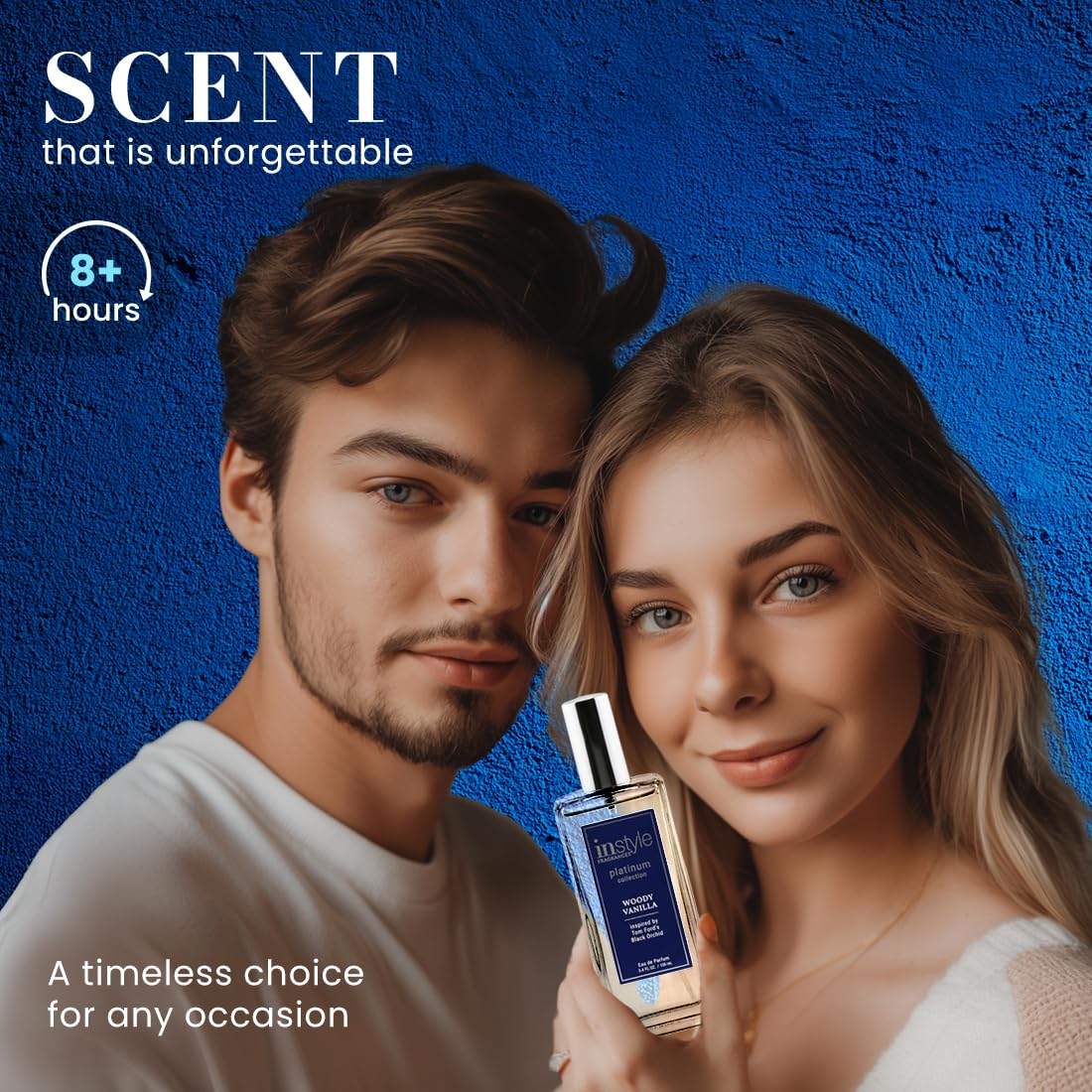InStyle Fragrances Platinum Collection Amber Fougere — Inspired by Le Male, Vegan & Cruelty-Free, 3.4 oz