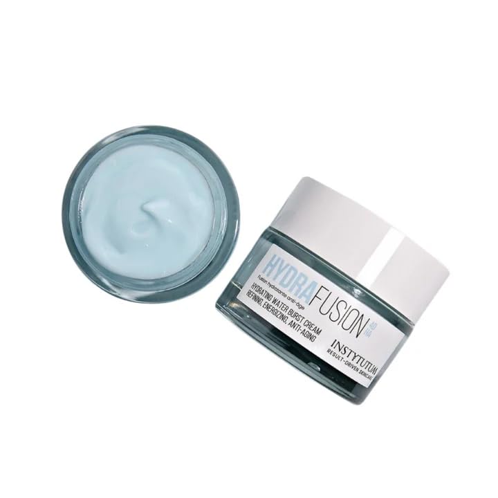 Instytutum HydraFusion 4D HA Water Burst Cream – Deep Hydration with Hyaluronic Acid, Peptides & Vitamin E – 1.7 oz