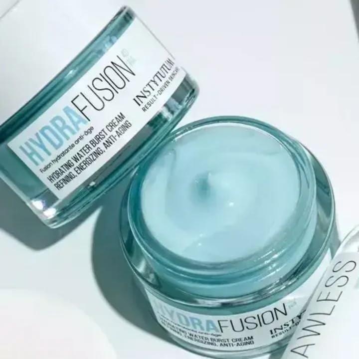 Instytutum HydraFusion 4D HA Water Burst Cream – Deep Hydration with Hyaluronic Acid, Peptides & Vitamin E – 1.7 oz