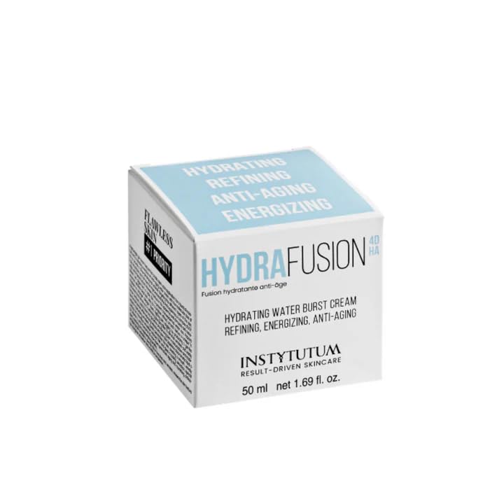 Instytutum HydraFusion 4D HA Water Burst Cream – Deep Hydration with Hyaluronic Acid, Peptides & Vitamin E – 1.7 oz