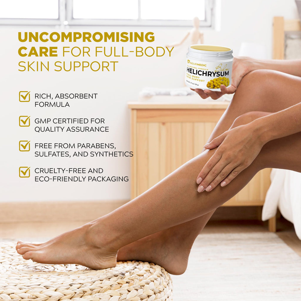InsurMedic Helichrysum Essential Oil Balm | Full-Body Hydration & Skin Support