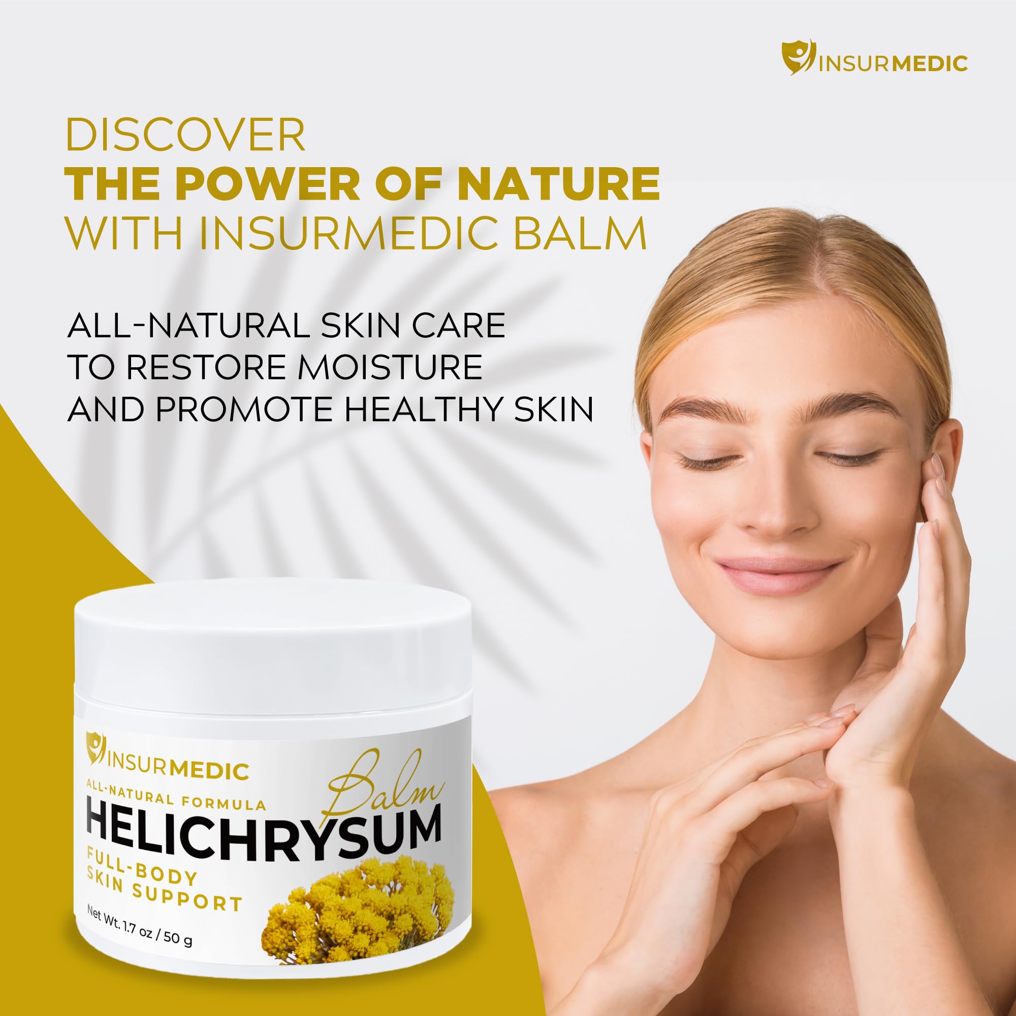 InsurMedic Helichrysum Essential Oil Balm | Full-Body Hydration & Skin Support