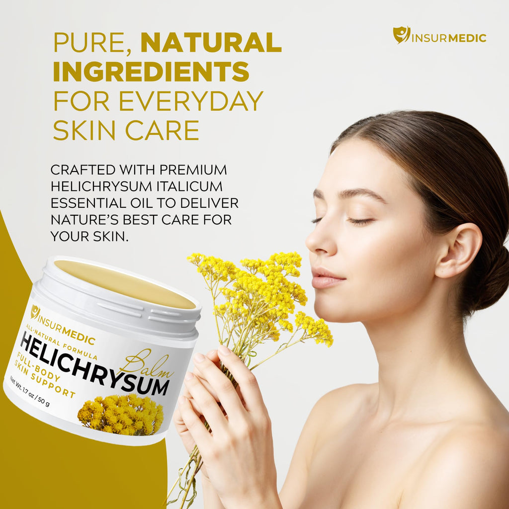 InsurMedic Helichrysum Essential Oil Balm | Full-Body Hydration & Skin Support