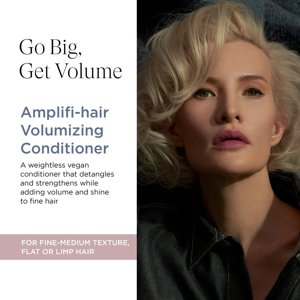 Amplifi-Hair Volumizing Conditioner by Intelligent Nutrients — Weightless Hydration for Fine Hair (8 oz)