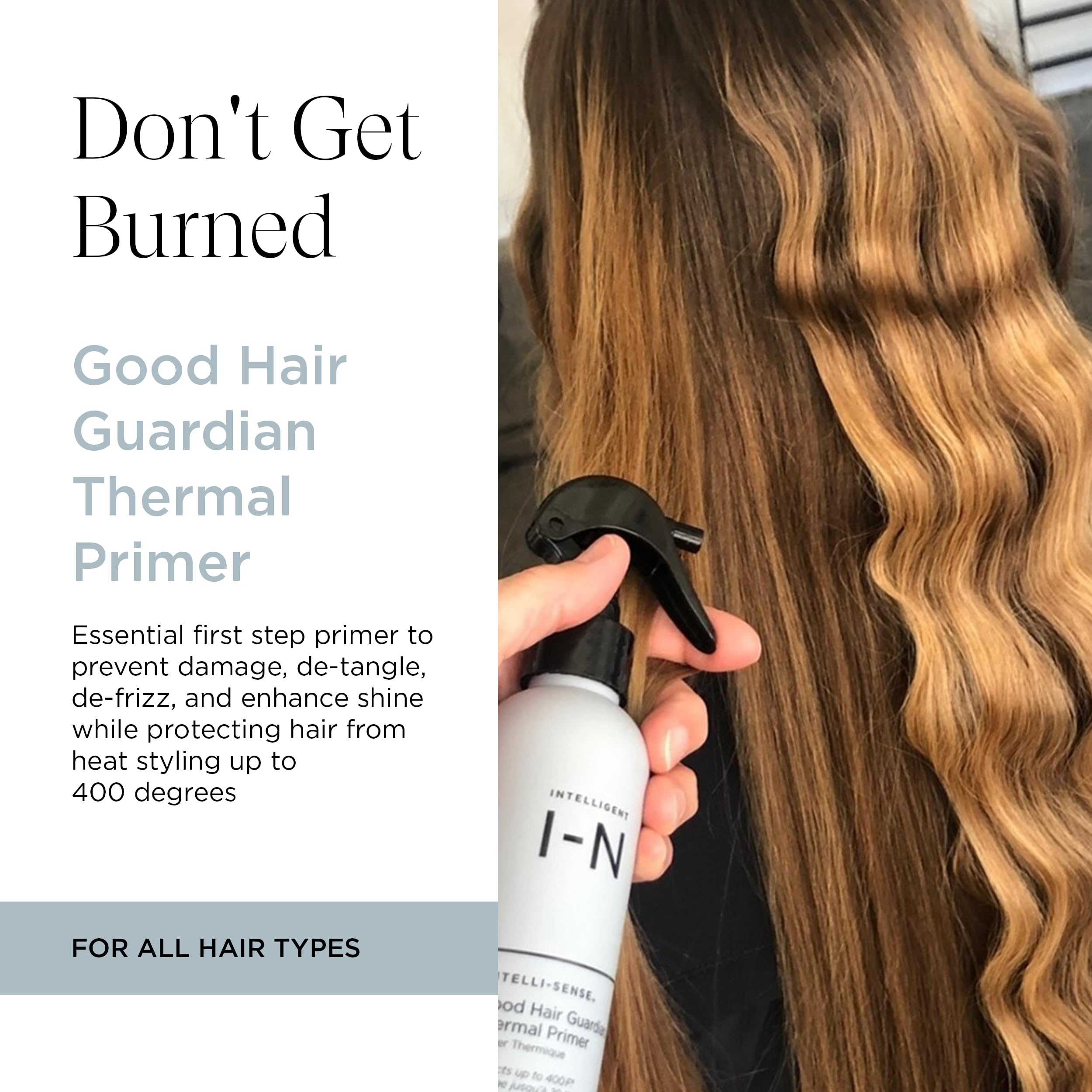 Intelligent Nutrients Good Hair Guardian Thermal Primer – Heat Protectant, Vegan, 5 oz