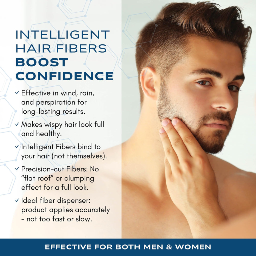 Intelligent Precision Hair-Volumizing Fibers (Light Blonde) | 27.5g | Undetectable Hair Thickening | Intelligent Shop