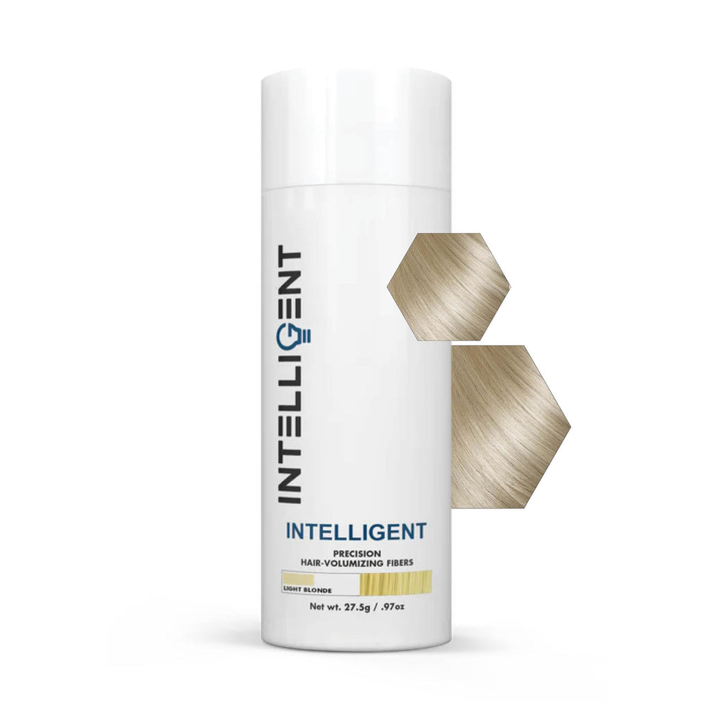 Intelligent Precision Hair-Volumizing Fibers (Light Blonde) | 27.5g | Undetectable Hair Thickening | Intelligent Shop