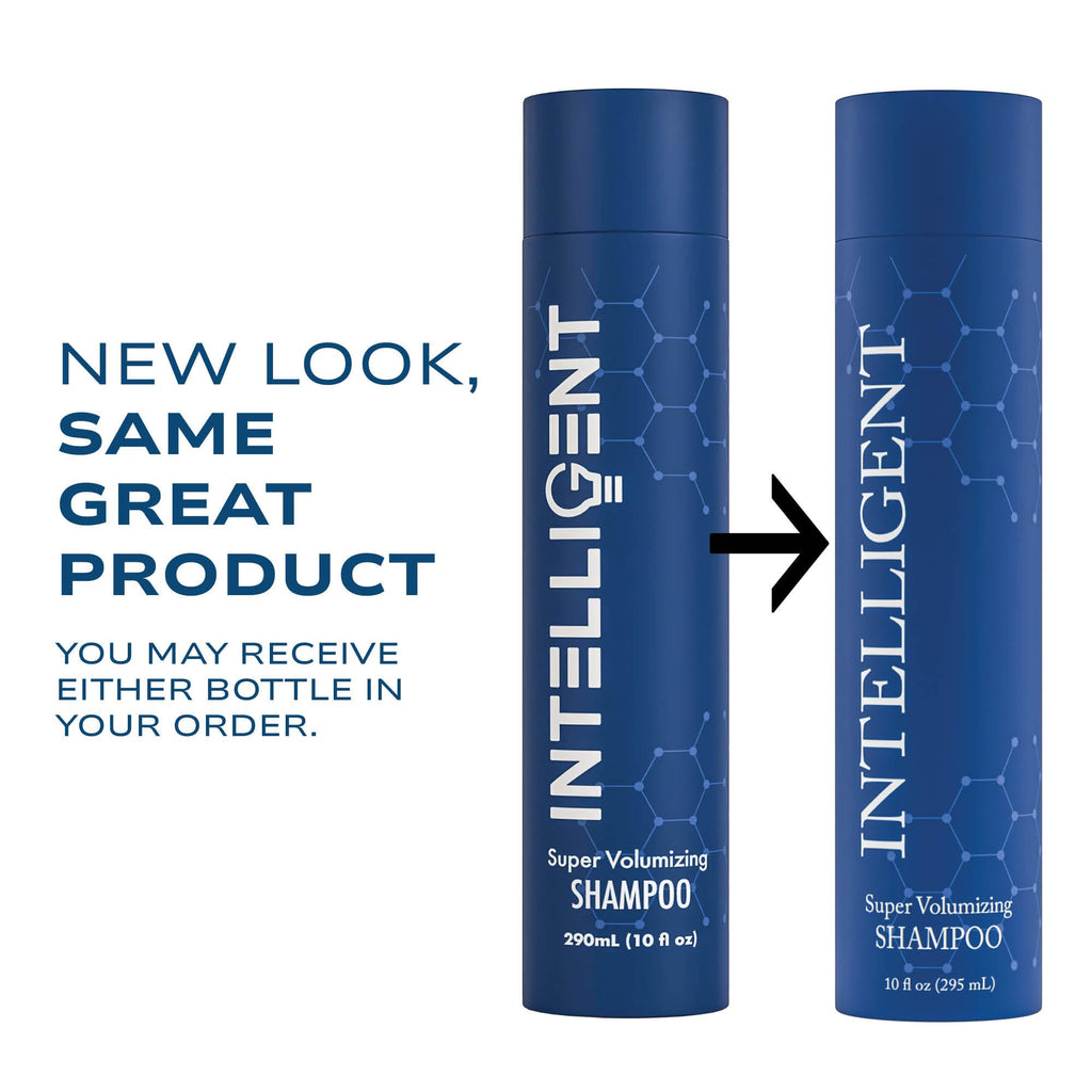 Intelligent Super Volumizing Shampoo – DHT-Inhibiting, Fuller-Looking Hair | 10 fl oz | Intelligent Shop