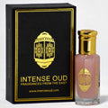 INTENSE OUD Pink Musk Arabian Perfume Oil – Alcohol-Free 12ml, Violet & Vanilla Notes, Black Gift Box