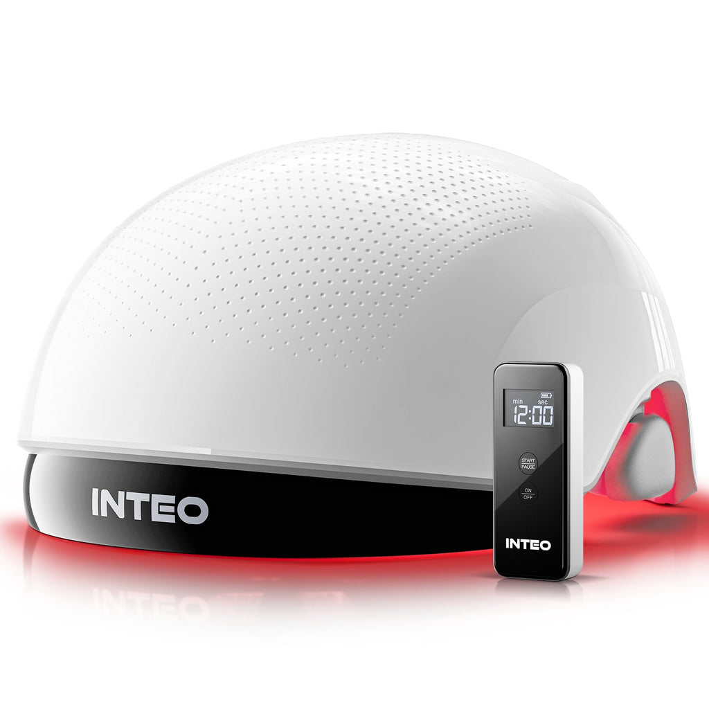 INTEO 162-Laser Red Light Hair Growth Cap – Wireless, FDA-Cleared Hair Growth Helmet for Men & Women