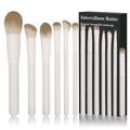 Intercilium Rains 13-Piece Makeup Brush Set – Premium Synthetic Pro Kit Milky B521