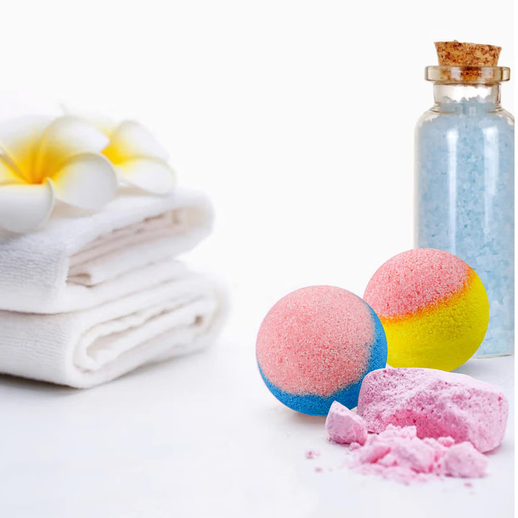 INTEYE Luxury Bath Bombs Gift Set – 54pc, 9 Aromas, Spa-Quality Minerals