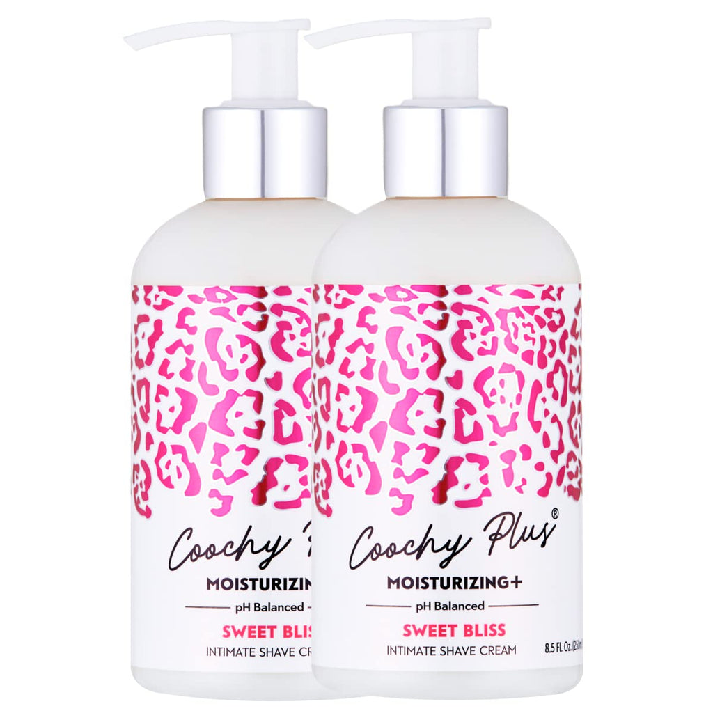 IntiMD Coochy Plus Intimate Shaving Cream – Moisturizing + Sweet Bliss (2 Pack)