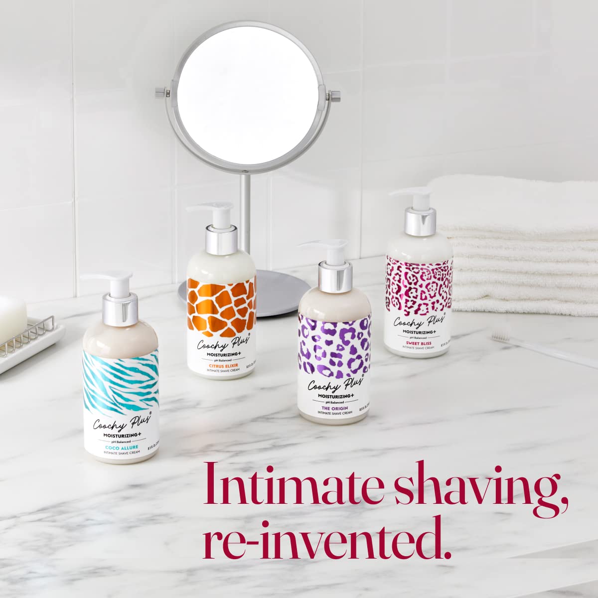 IntiMD Coochy Plus Intimate Shaving Cream – Moisturizing + Sweet Bliss (2 Pack)
