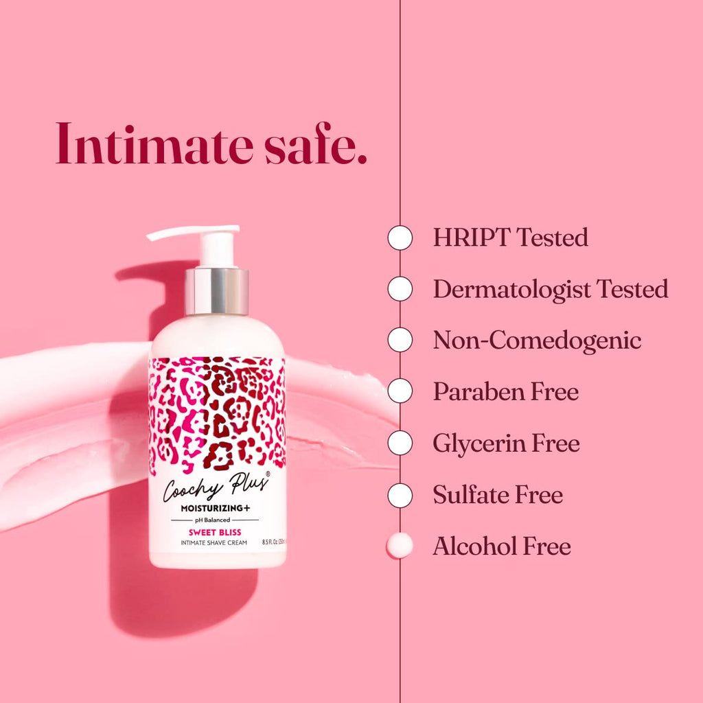 IntiMD Coochy Plus Intimate Shaving Cream – Moisturizing + Sweet Bliss (2 Pack)