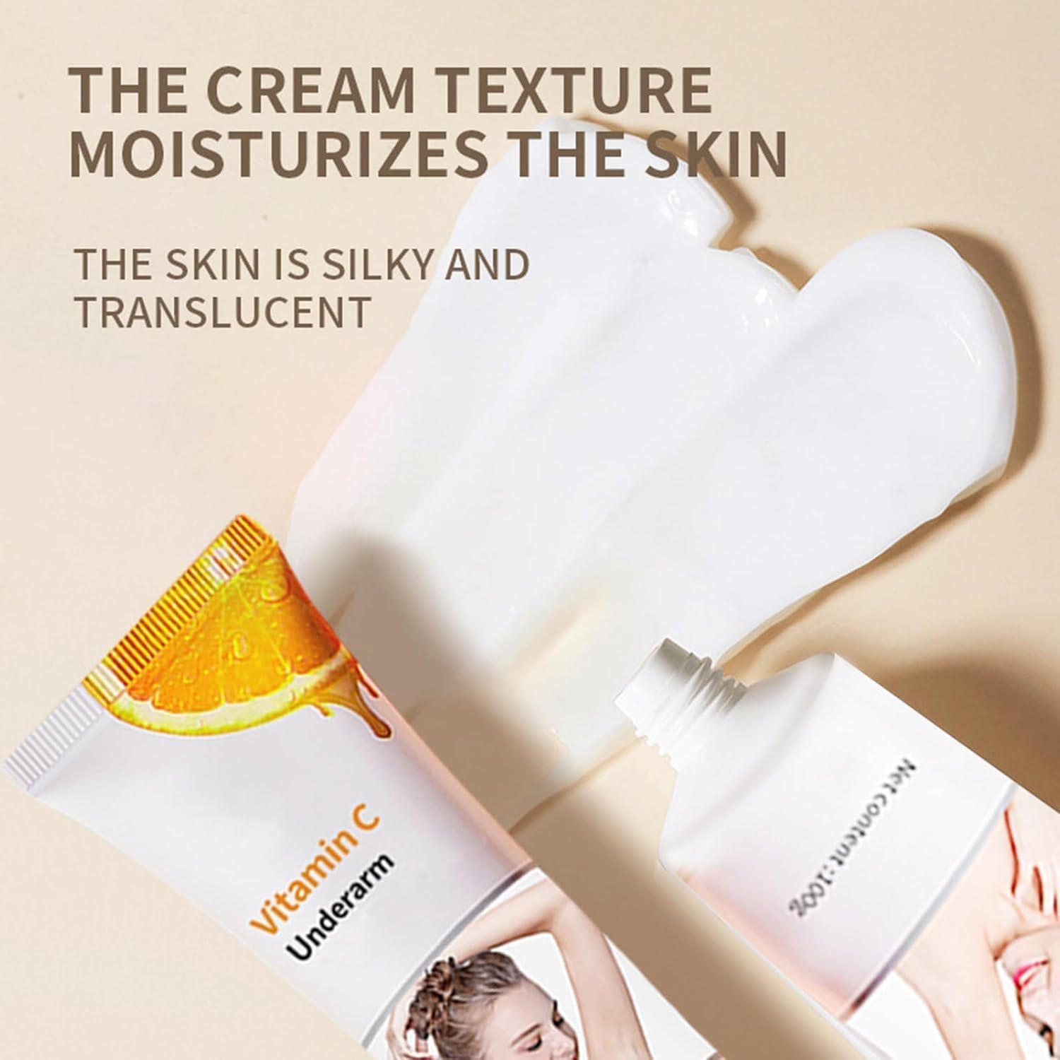 Intimate Lightening Cream for Private Areas, Underarms & Skin - 50ml / 1.77oz (2-Pack)