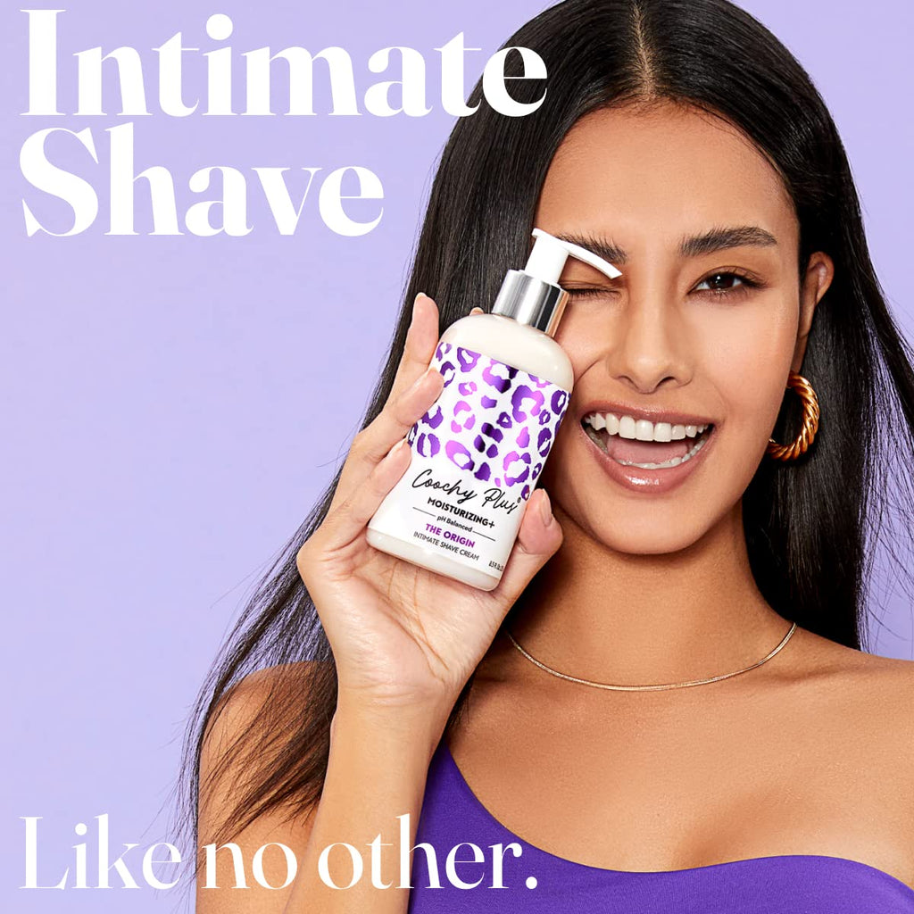IntiMD Coochy Intimate Shaving Cream MOISTURIZING Plus THE ORIGIN – 2 Pack, Rash-Free, Patent-Pending