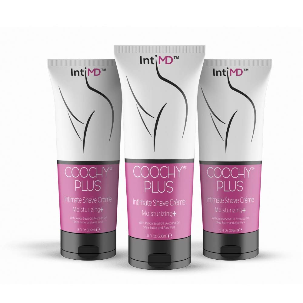 IntiMD COOCHY PLUS 3 Pack | Intimate Shave Cream with MOISTURIZING+