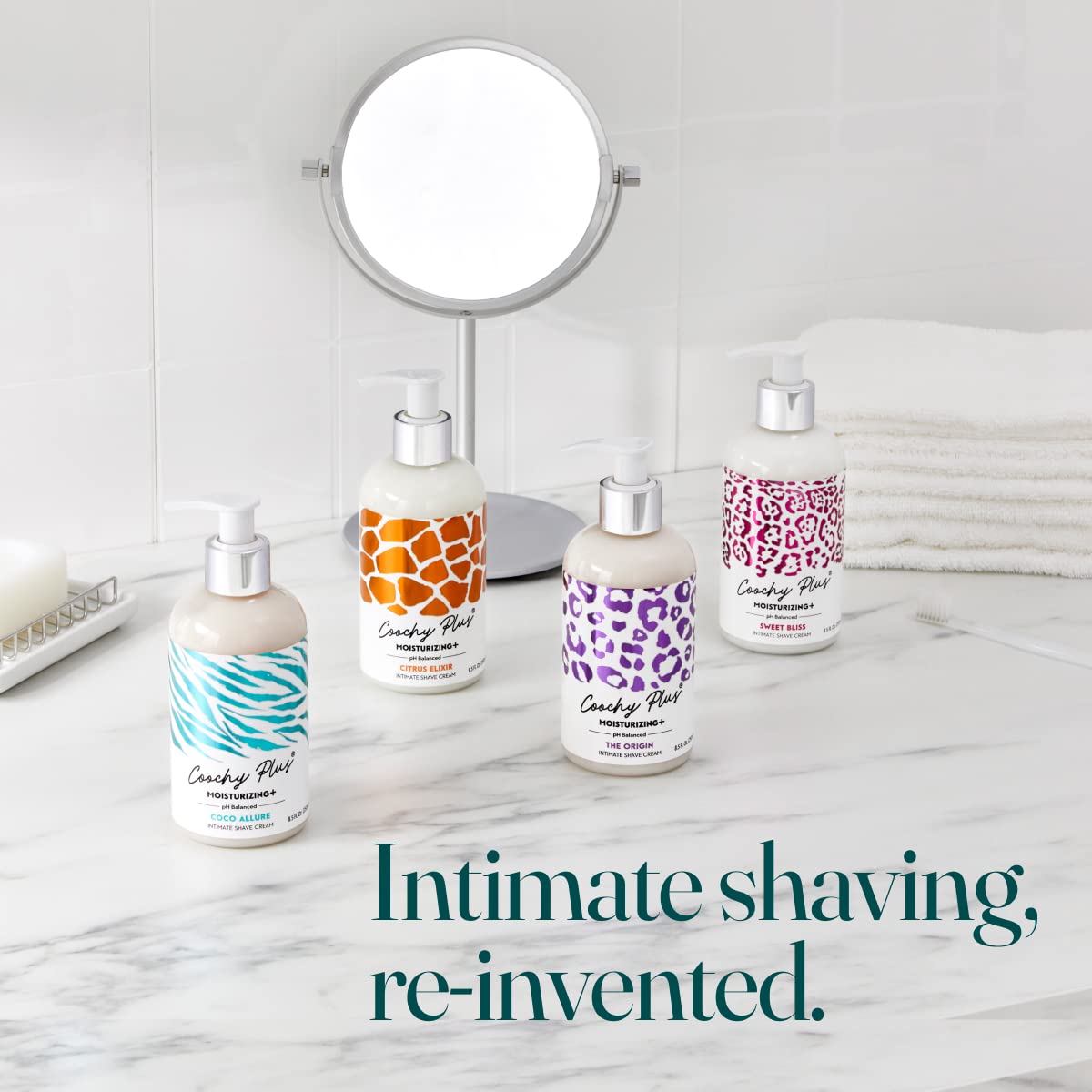 IntiMD Coochy Plus Coco Allure Intimate Shaving Cream – Rash-Free MOISTURIZING+ Formula (2-Pack)