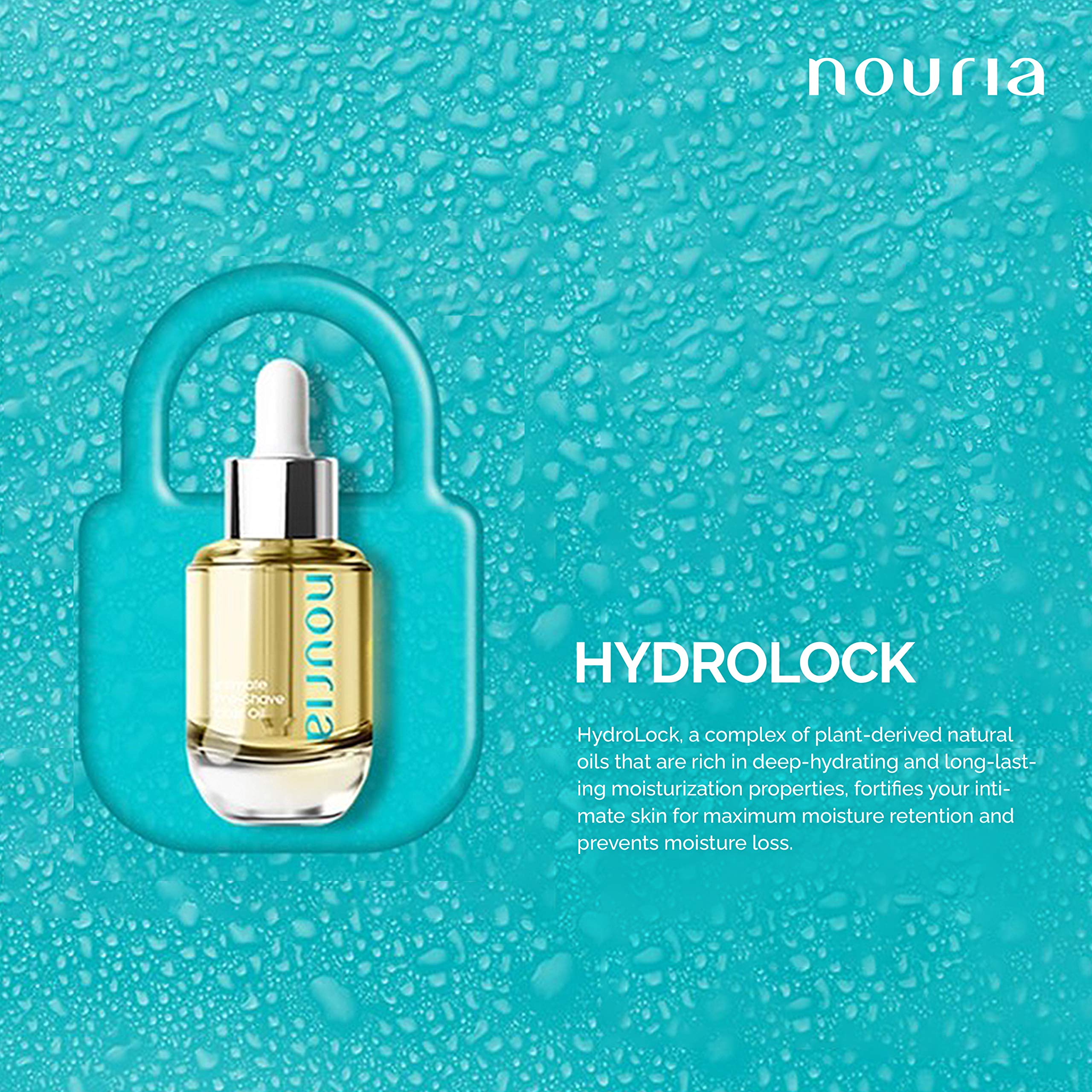 IntiMD Coochy Plus HydroLock 3-Step Shaving Kit – Nouria Pre-Shave Oil, Shave Cream, After Shave Mist