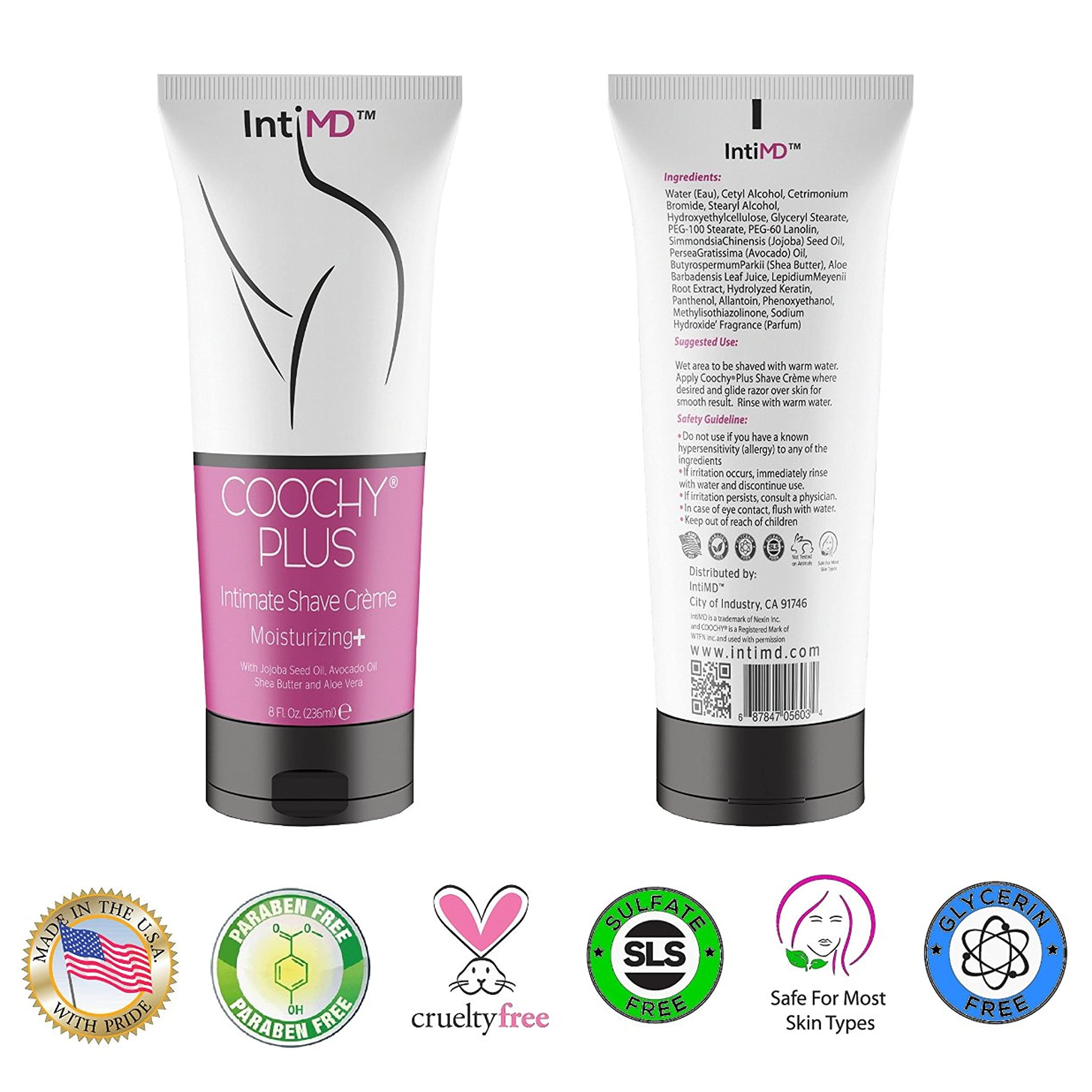 IntiMD COOCHY PLUS 3 Pack | Intimate Shave Cream with MOISTURIZING+