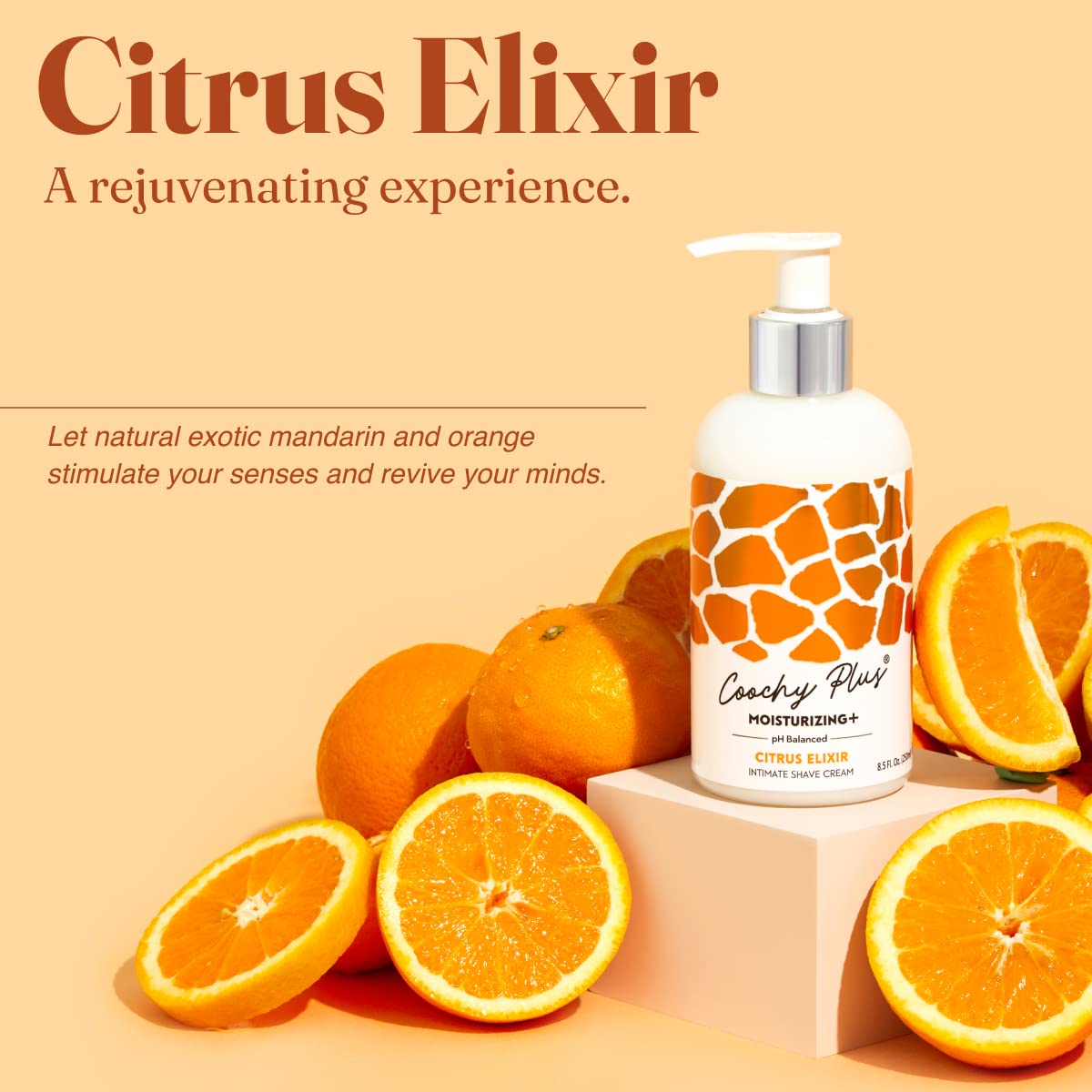 IntiMD Coochy Plus Intimate Shaving Cream Citrus Elixir – Moisturizing Formula, 3 Pack