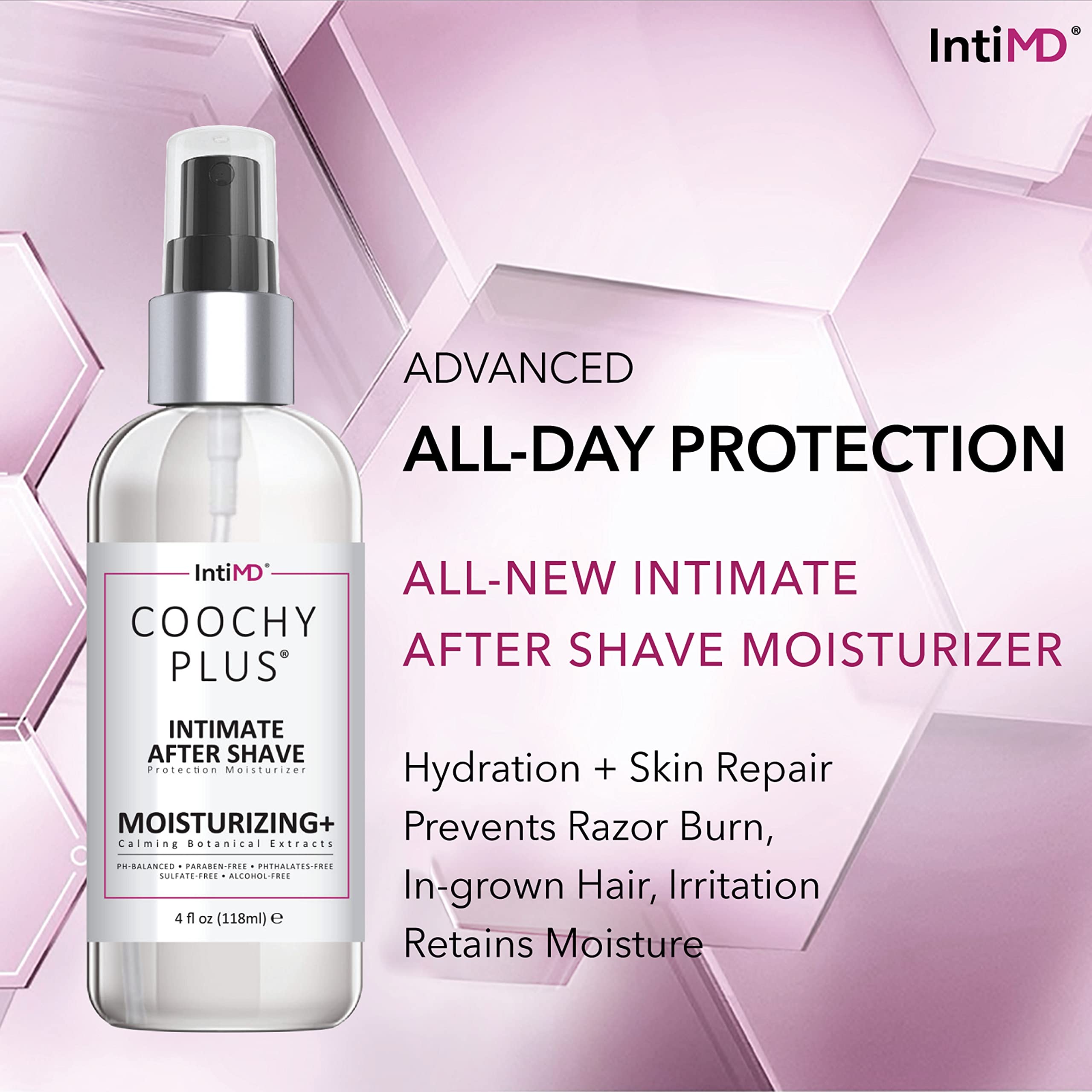 IntiMD Coochy Plus Intimate After Shave Protection Mist + Pre-Shave Elixir Kit