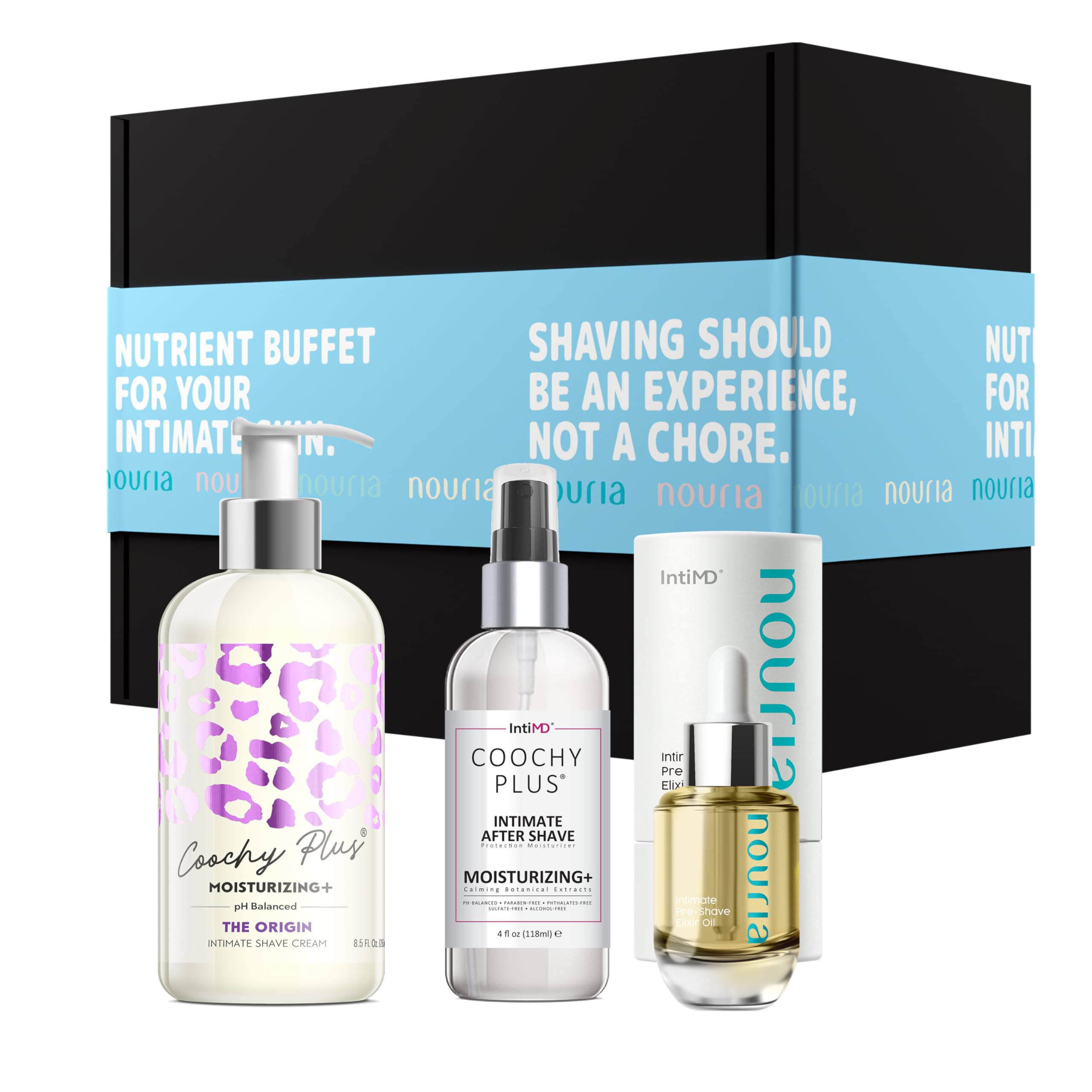 IntiMD Coochy Plus HydroLock 3-Step Intimate Shave Gift Set