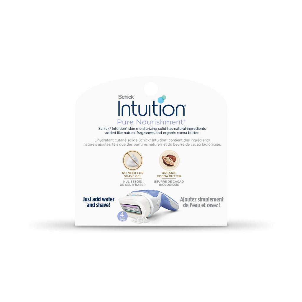 INTUITION Schick Intuition Pure Nourishment Razor Refills – 6 Cartridges for Women