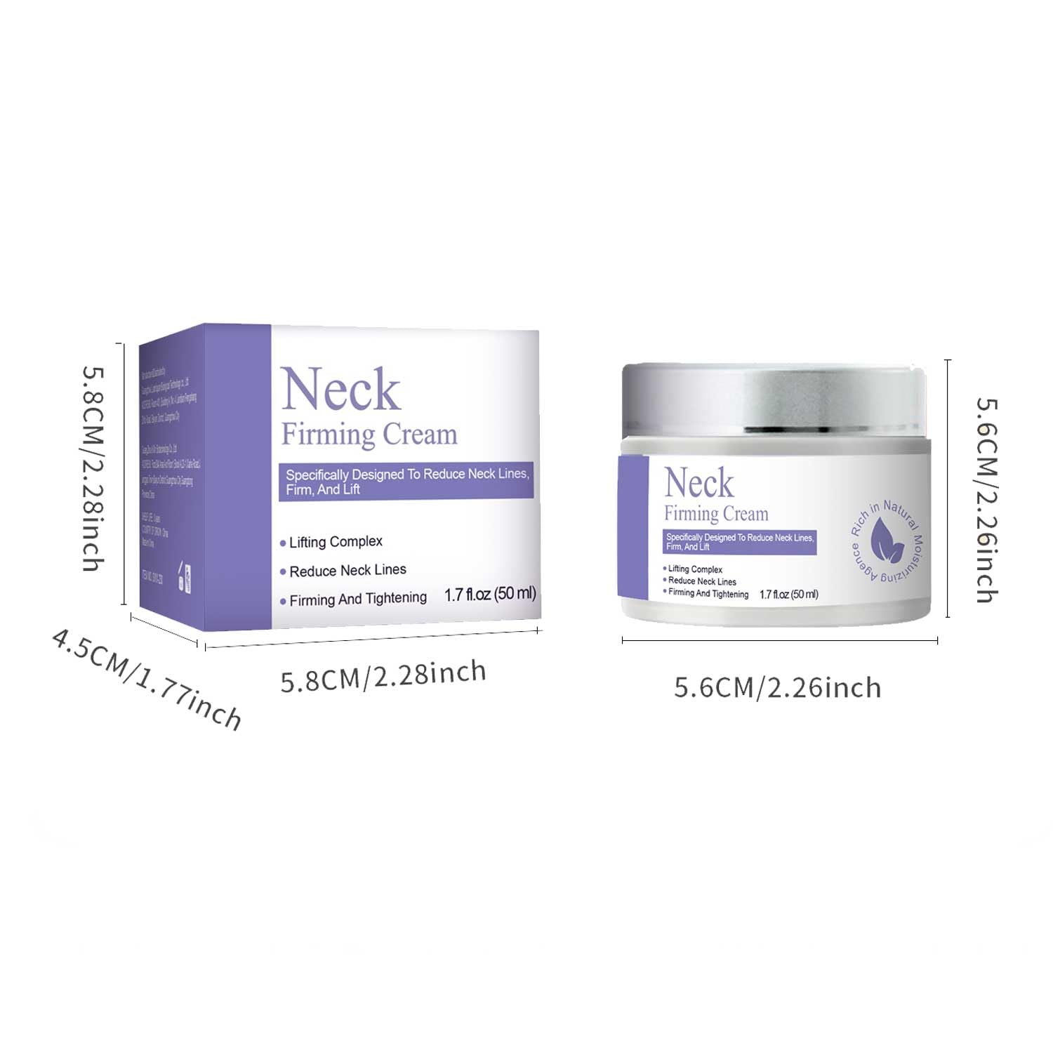 IOIOTCO Neck Firming Cream – Tightening, Lifting & Anti-Aging Moisturizer (Face, Neck & Chest) – 1.7 Fl Oz