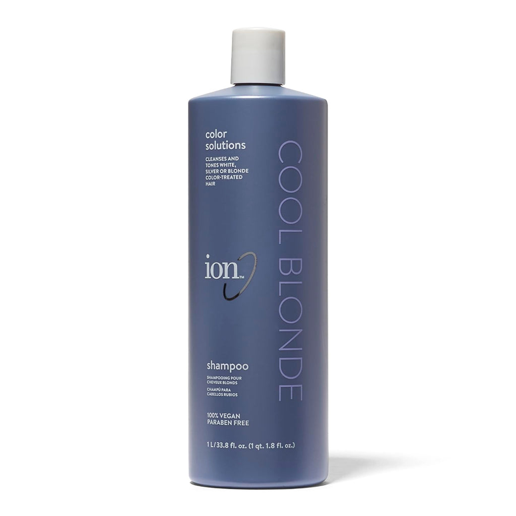 Ion Cool Blonde Shampoo – Tone, Brighten & Moisturize White, Silver & Blonde Hair