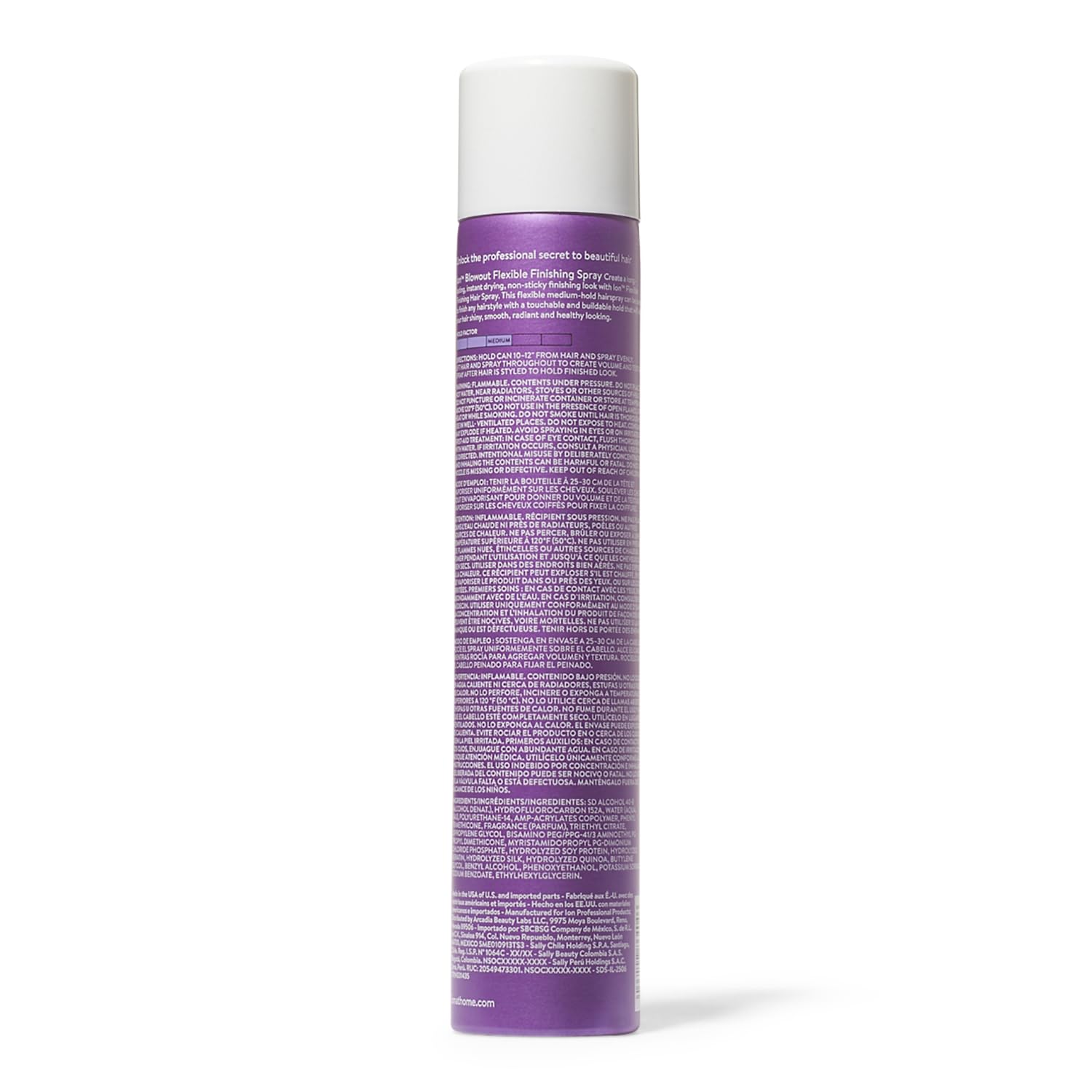 ion Flexible Hair Spray – Humidity Resistant, Quick-Dry, Lasting Shine | 10 oz Pack of 2