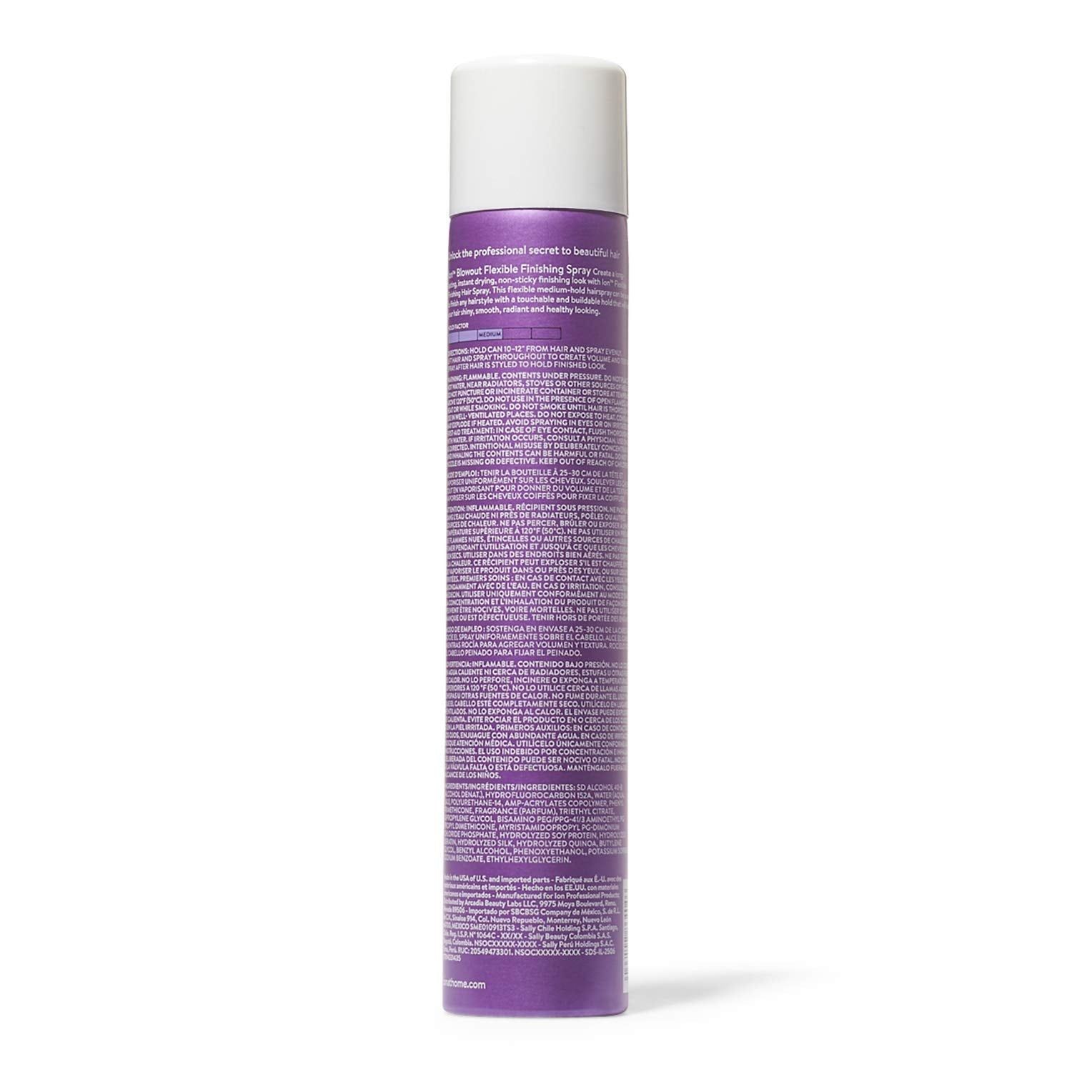 ion Flexible Hair Spray – Humidity Resistant, Quick-Dry, Lasting Shine | 10 oz Pack of 2