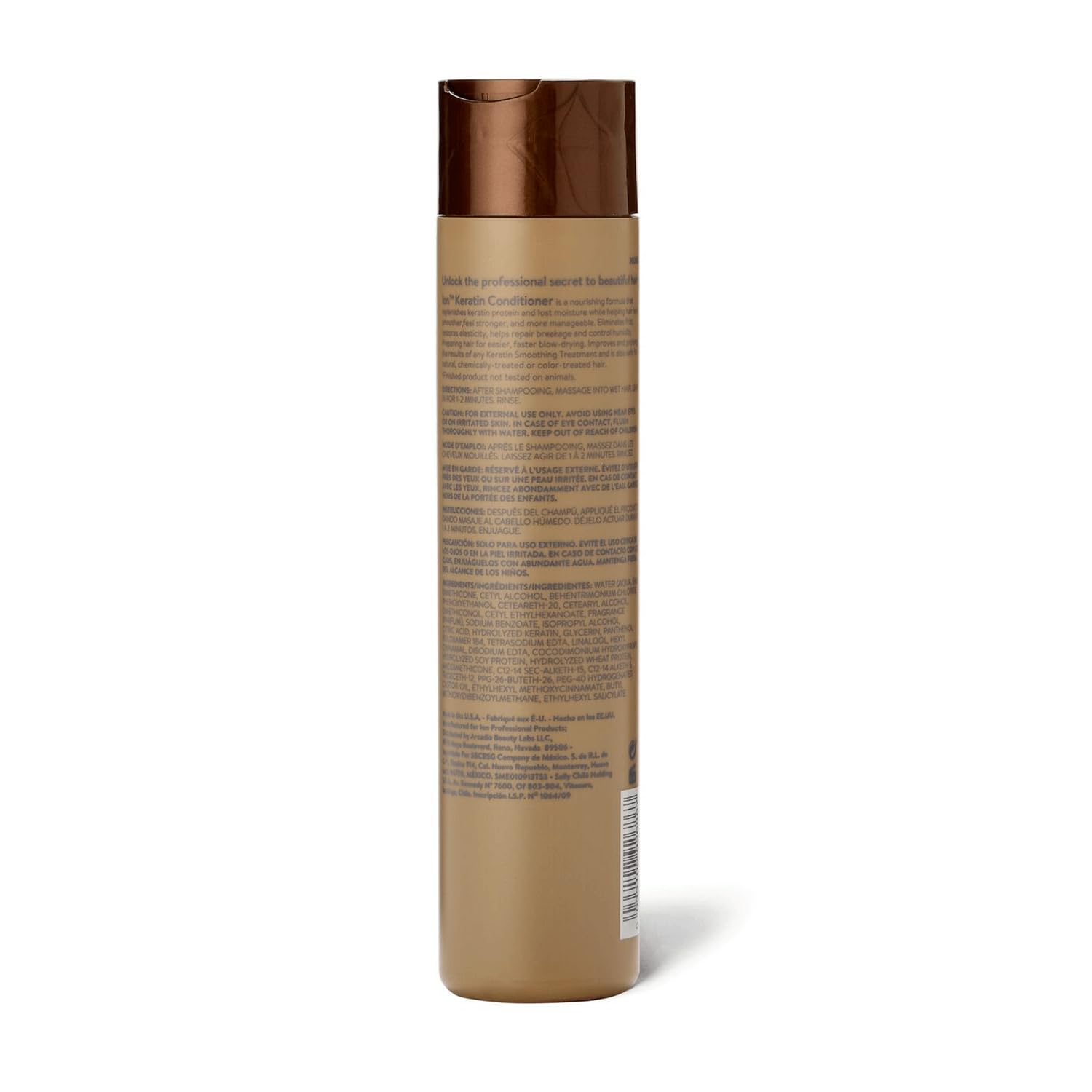Ion Keratin Smoothing Conditioner – Sulfate Free, Frizz Control & Strength