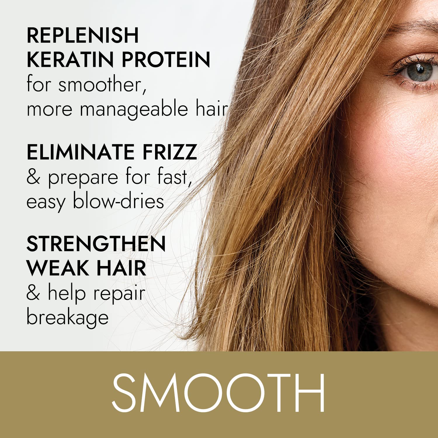 ion Keratin Smoothing Conditioner – Sulfate Free, Frizz Control & Strength (Pack of 2, 10.5 oz each)