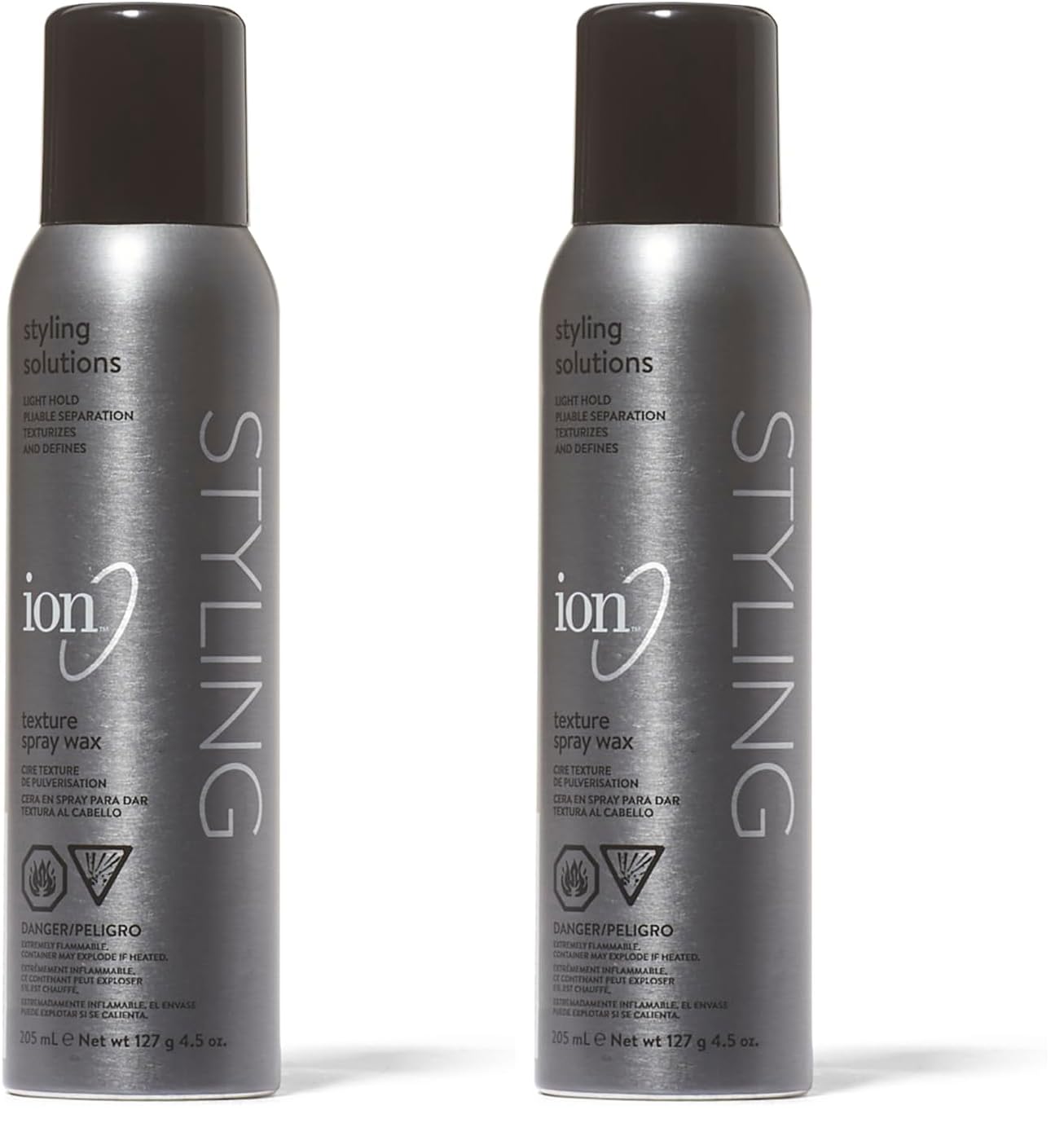 Ion Texturizing Spray Wax – Lightweight, Pliable Hold, Long-Lasting Definition (Pack of 2)