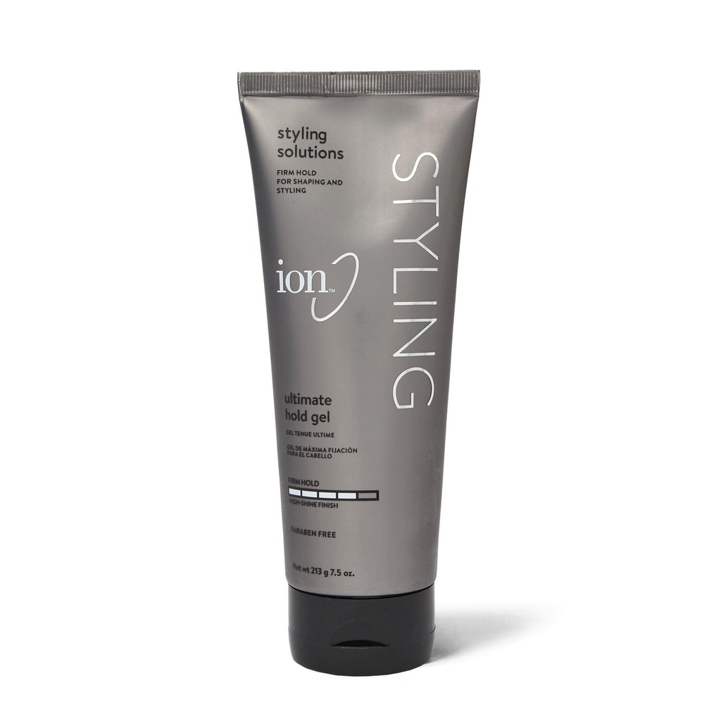 ion Styling Solutions Ultimate Hold Gel – Firm Hold, No Flaking, Paraben Free (7.5 oz)