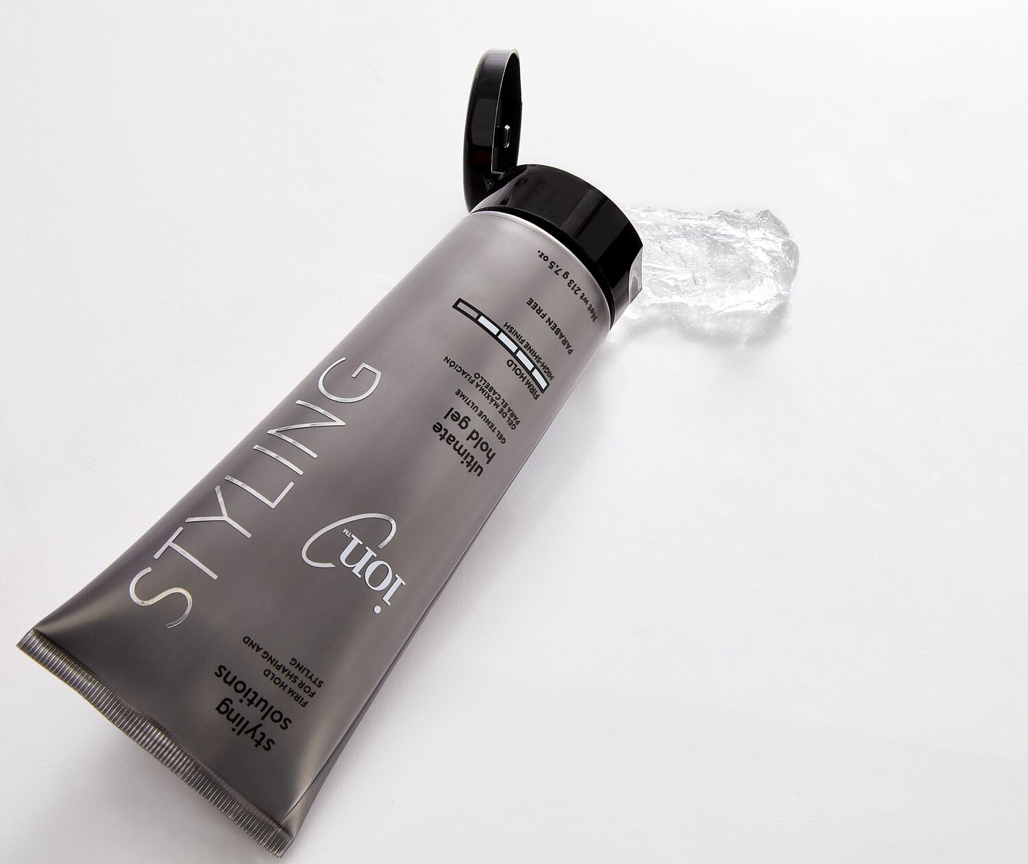 Ion Styling Solutions Ultimate Hold Gel – Firm Hold, No Flaking, Paraben Free, 7.5 oz (Pack of 2)