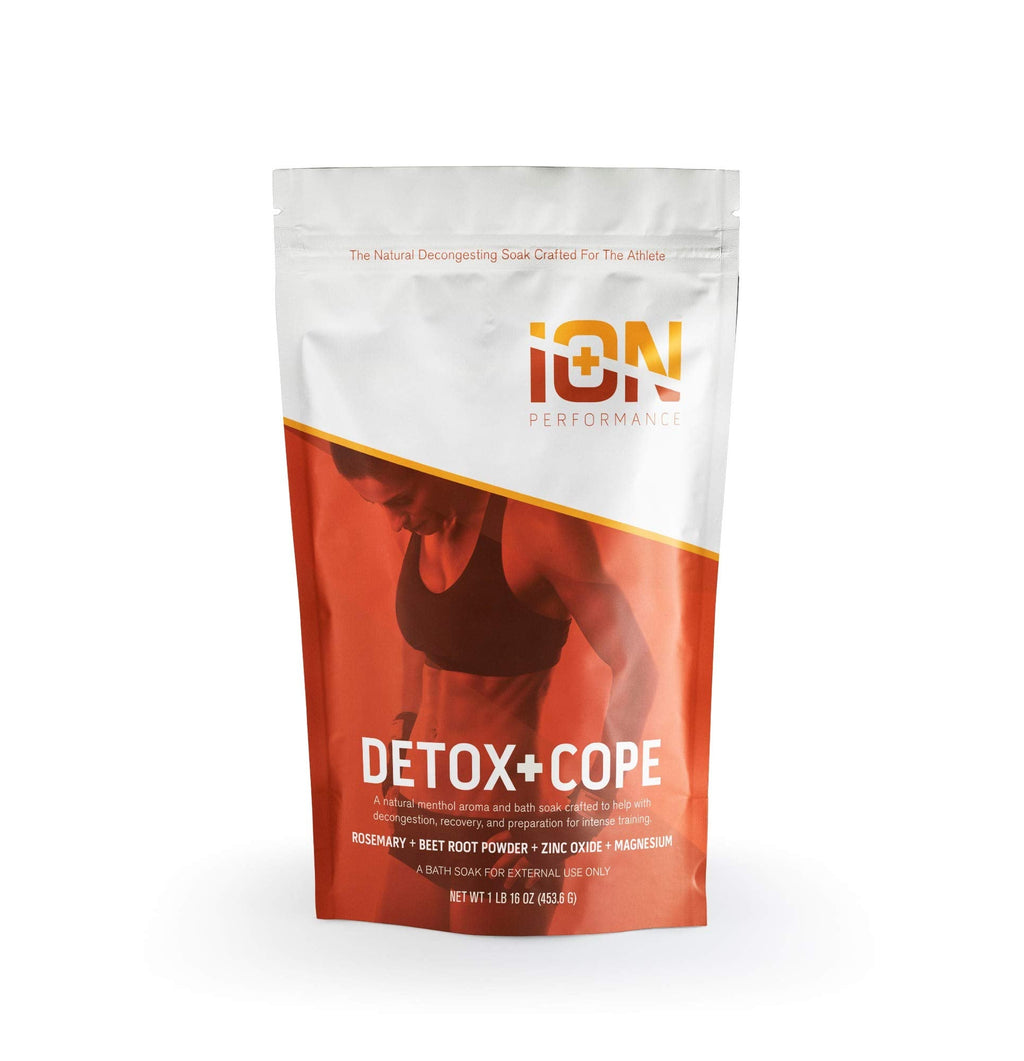 iON Zinc Detox + Cope Athlete Bath Soak – Muscle Recovery, 16 oz