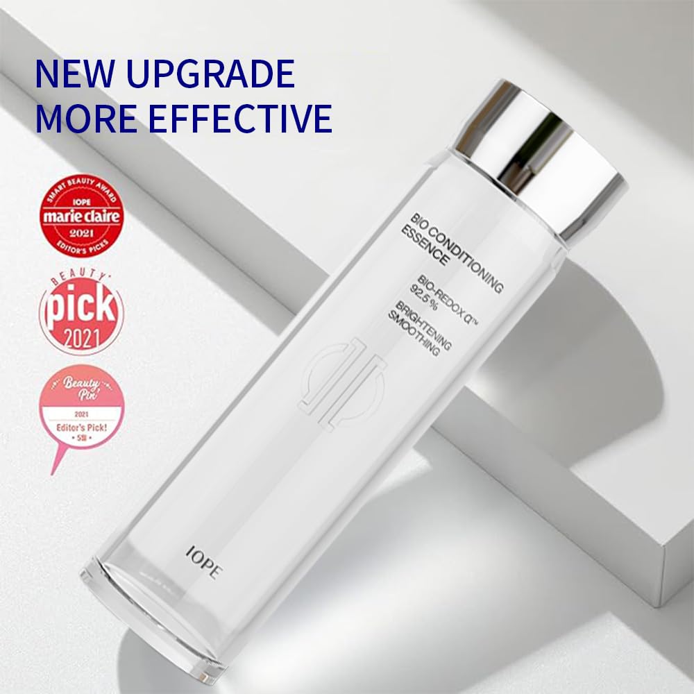 IOPE Bio-Conditioning First Step Essence | Fast-Absorbing Korean Toner for Sensitive Skin, Deep Hydration & Smoothing
