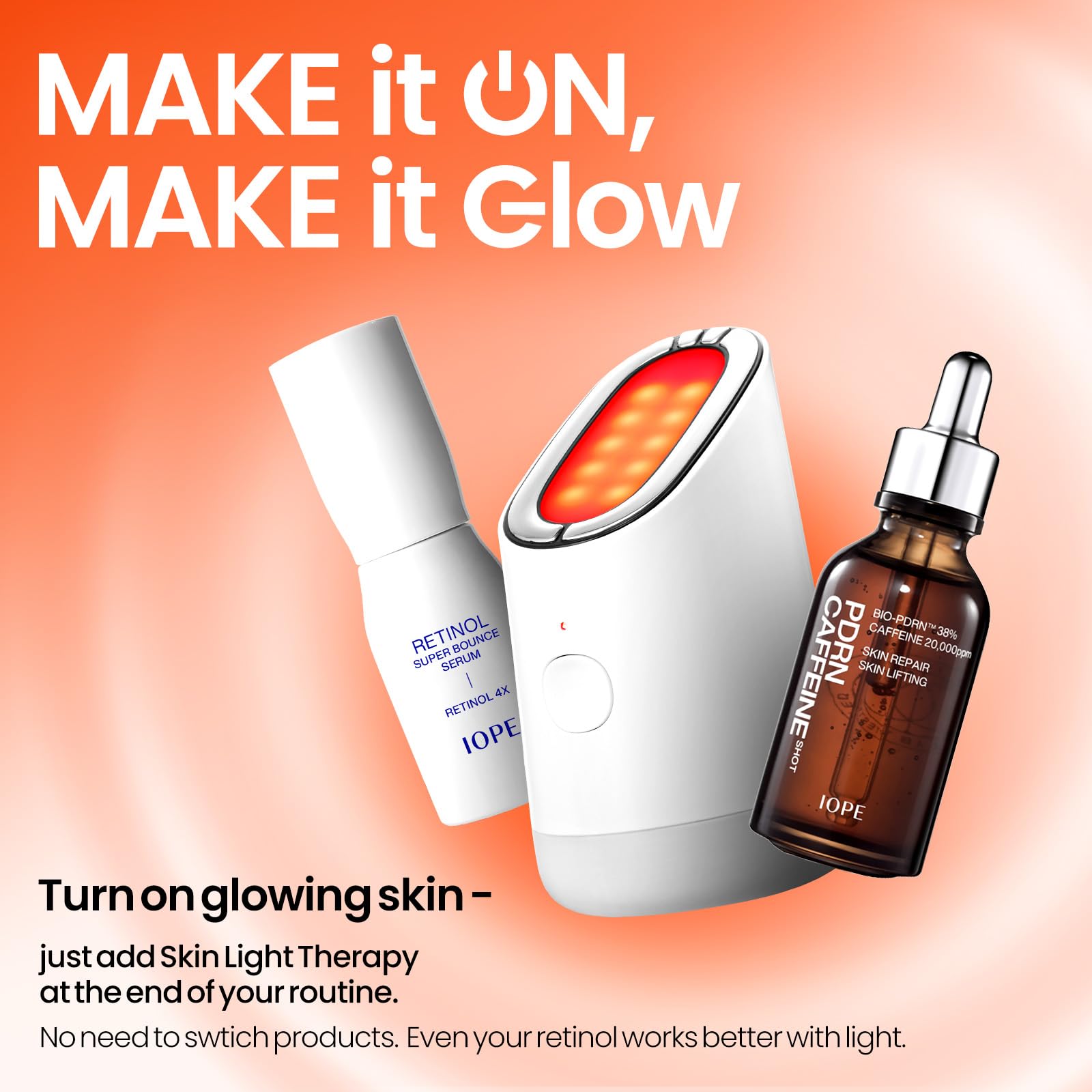 IOPE Gluta Vitamin C Brightening Serum | 25% Pure Vitamin C + 1000ppm Glutathione for Radiant Skin