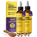IQ Natural Jamaican Black Castor Oil - 2 Pack Unscented 4oz | Hair Conditioning & Skin Care