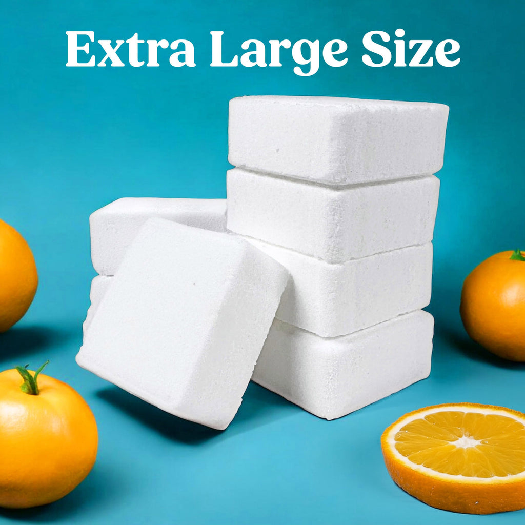 IQNATURAL Citrus Shower Steamers — Organic USA-Made Aromatherapy for Women