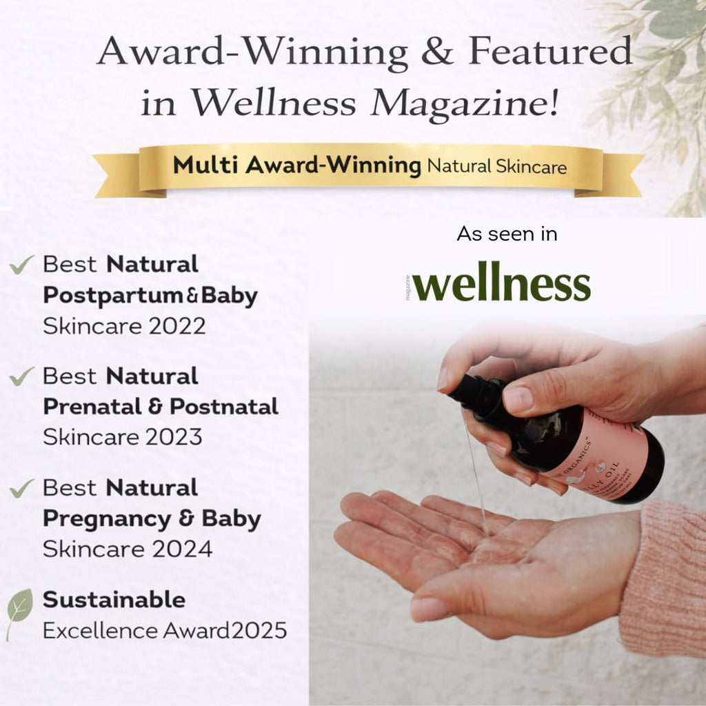 Belly Bundle by Irene Organics – Organic Belly Butter & Oil for Pregnancy