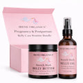 Belly Bundle by Irene Organics – Organic Belly Butter & Oil for Pregnancy