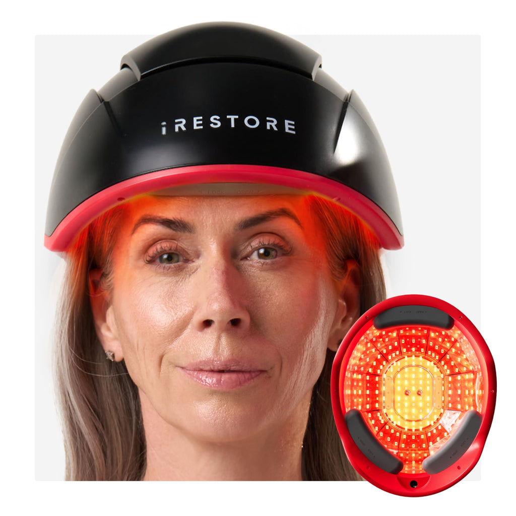 iRestore Elite Laser Hair Growth System – FDA-Cleared Home Treatment with 500 Lasers & LEDs