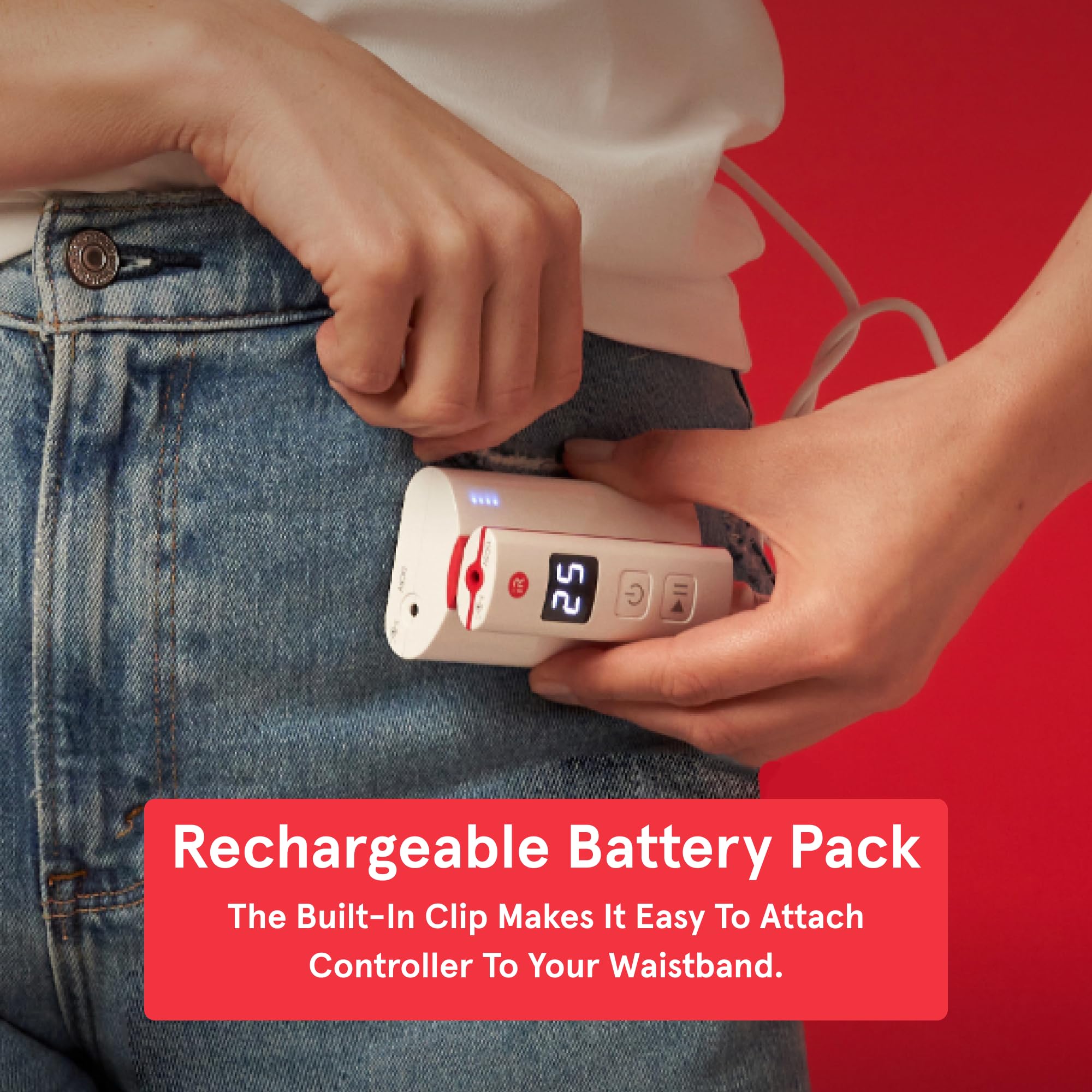 iRestore Essential Laser Hair Growth System + Rechargeable Battery Pack | FDA Cleared